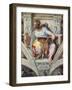 Sistine Chapel Ceiling, Prophet Daniel-Michelangelo Buonarroti-Framed Art Print