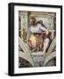 Sistine Chapel Ceiling, Prophet Daniel-Michelangelo Buonarroti-Framed Art Print