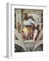 Sistine Chapel Ceiling, Prophet Daniel-Michelangelo Buonarroti-Framed Art Print