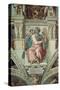 Sistine Chapel Ceiling, Prophet Isaiah-Michelangelo Buonarroti-Stretched Canvas