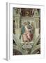 Sistine Chapel Ceiling, Prophet Isaiah-Michelangelo Buonarroti-Framed Art Print