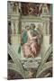 Sistine Chapel Ceiling, Prophet Isaiah-Michelangelo Buonarroti-Mounted Art Print