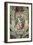 Sistine Chapel Ceiling, Prophet Isaiah-Michelangelo Buonarroti-Framed Art Print