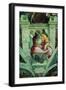 Sistine Chapel Ceiling, Prophet Jeremiah-Michelangelo Buonarroti-Framed Art Print