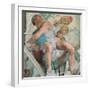 Sistine Chapel Ceiling, Prophet Jonah-Michelangelo Buonarroti-Framed Art Print