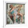 Sistine Chapel Ceiling, Prophet Jonah-Michelangelo Buonarroti-Framed Art Print