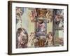 Sistine Chapel Ceiling : the Creation of Eve, 1510-Michelangelo Buonarroti-Framed Giclee Print