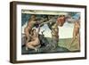 Sistine Chapel Ceiling : the Fall of Man, 1510-Michelangelo Buonarroti-Framed Giclee Print