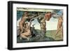 Sistine Chapel Ceiling : the Fall of Man, 1510-Michelangelo Buonarroti-Framed Giclee Print