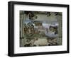 Sistine Chapel Ceiling: the Flood, 1508-12-Michelangelo Buonarroti-Framed Giclee Print