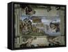 Sistine Chapel Ceiling: the Flood, 1508-12-Michelangelo Buonarroti-Framed Stretched Canvas