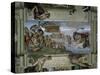 Sistine Chapel Ceiling: the Flood, 1508-12-Michelangelo Buonarroti-Stretched Canvas