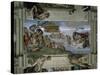 Sistine Chapel Ceiling: the Flood, 1508-12-Michelangelo Buonarroti-Stretched Canvas