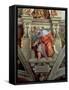 Sistine Chapel Ceiling: the Prophet Ezekiel, 1510-Michelangelo Buonarroti-Framed Stretched Canvas