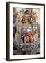 Sistine Chapel Ceiling: the Prophet Ezekiel, 1510-Michelangelo Buonarroti-Framed Giclee Print