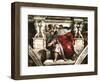 Sistine Chapel Ceiling: The Prophet Ezekiel, 1510-Michelangelo Buonarroti-Framed Giclee Print