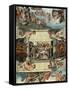 Sistine Chapel Ceiling : the Sacrifice of Noah, 1508-10-Michelangelo Buonarroti-Framed Stretched Canvas