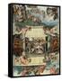 Sistine Chapel Ceiling : the Sacrifice of Noah, 1508-10-Michelangelo Buonarroti-Framed Stretched Canvas