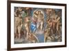 Sistine Chapel, Christ of the Last Judgment-Michelangelo Buonarroti-Framed Premium Giclee Print