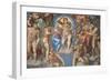 Sistine Chapel, Christ of the Last Judgment-Michelangelo Buonarroti-Framed Art Print