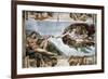 Sistine Chapel, the Creation of Adam-null-Framed Premium Giclee Print