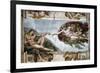 Sistine Chapel, the Creation of Adam-null-Framed Premium Giclee Print