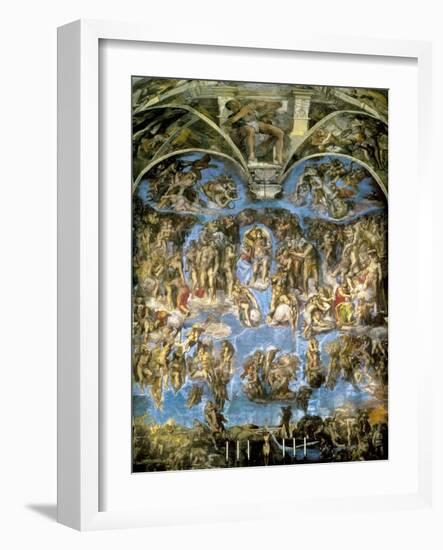 Sistine Chapel, the Last Judgement-null-Framed Art Print