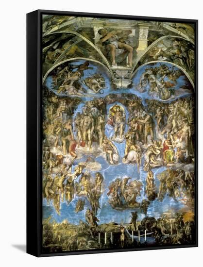 Sistine Chapel, the Last Judgement-null-Framed Stretched Canvas