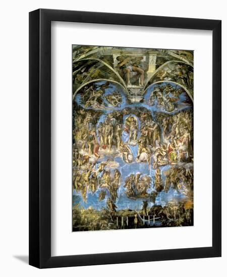 Sistine Chapel, the Last Judgement-null-Framed Art Print