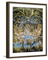 Sistine Chapel, the Last Judgement-null-Framed Art Print