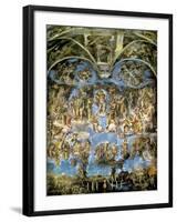 Sistine Chapel, the Last Judgement-null-Framed Art Print