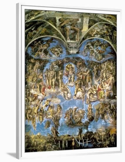 Sistine Chapel, the Last Judgement-null-Framed Premium Giclee Print