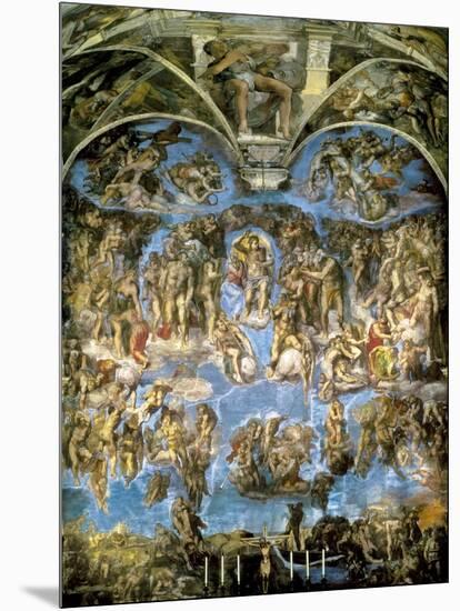 Sistine Chapel, the Last Judgement-null-Mounted Premium Giclee Print
