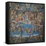 Sistine Chapel, the Last Judgment (Entire View)-Michelangelo Buonarroti-Framed Stretched Canvas