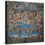 Sistine Chapel, the Last Judgment (Entire View)-Michelangelo Buonarroti-Stretched Canvas