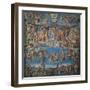 Sistine Chapel, the Last Judgment (Entire View)-Michelangelo Buonarroti-Framed Art Print