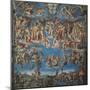 Sistine Chapel, the Last Judgment (Entire View)-Michelangelo Buonarroti-Mounted Art Print