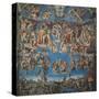 Sistine Chapel, the Last Judgment (Entire View)-Michelangelo Buonarroti-Stretched Canvas