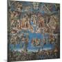 Sistine Chapel, the Last Judgment (Entire View)-Michelangelo Buonarroti-Mounted Art Print