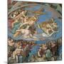 Sistine Chapel, the Last Judgment, Instruments of Christ's Passion-Michelangelo Buonarroti-Mounted Art Print