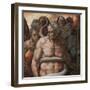 Sistine Chapel, the Last Judgment. Minos, Judge of Hell-Michelangelo Buonarroti-Framed Art Print
