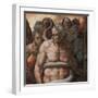 Sistine Chapel, the Last Judgment. Minos, Judge of Hell-Michelangelo Buonarroti-Framed Art Print