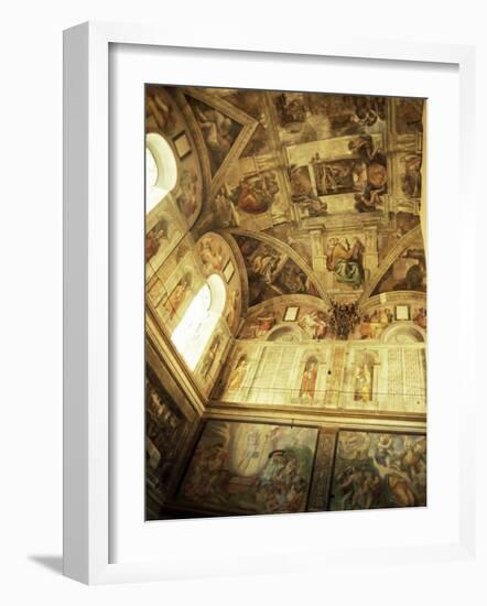 Sistine Chapel, Vatican, Rome, Lazio, Italy-John Ross-Framed Photographic Print