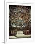 Sistine Chapel with the Retable of the Last Judgement (Fall of the Damned)-Michelangelo Buonarroti-Framed Giclee Print