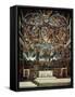 Sistine Chapel with the Retable of the Last Judgement (Fall of the Damned)-Michelangelo Buonarroti-Framed Stretched Canvas