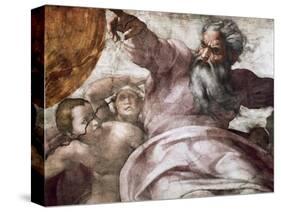 Sistine Chapel-Michelangelo-Stretched Canvas