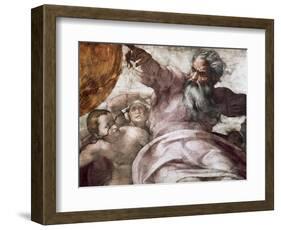 Sistine Chapel-Michelangelo-Framed Art Print