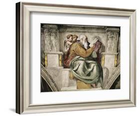 Sistine Chapel-Michelangelo-Framed Art Print