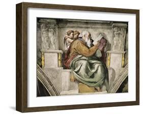 Sistine Chapel-Michelangelo-Framed Art Print