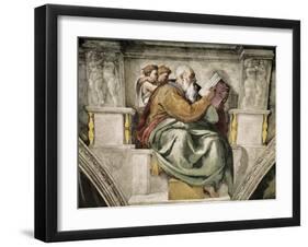 Sistine Chapel-Michelangelo-Framed Art Print